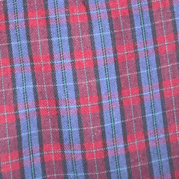 Vintage 80s G Pellini Plaid High Waisted Pants Straight Leg Size 11/12 - Picture 6 of 9